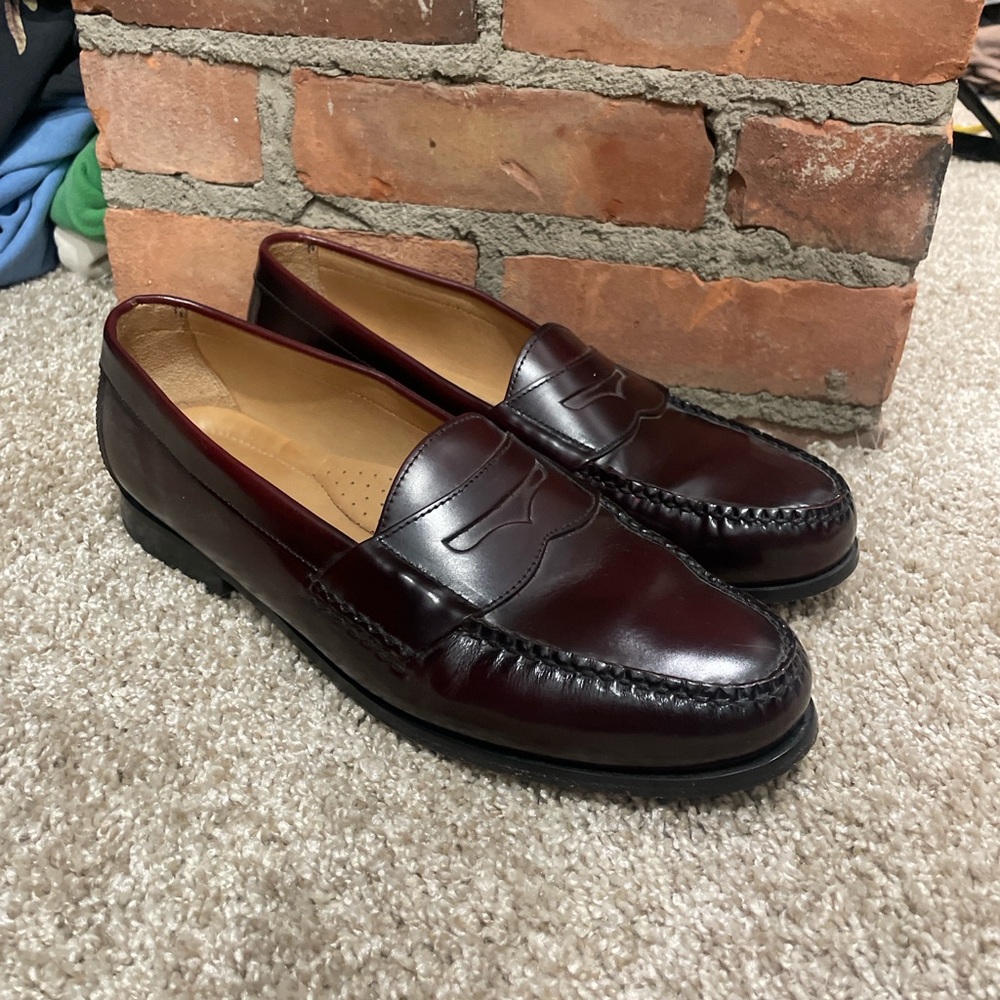 👞 Johnston & Murphy Penny Loafers – Men’s 12W (Excellent Condition) ✨